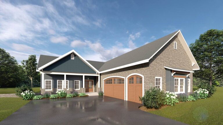 Silver Grove design rendering for the Villas at Woodson Bend