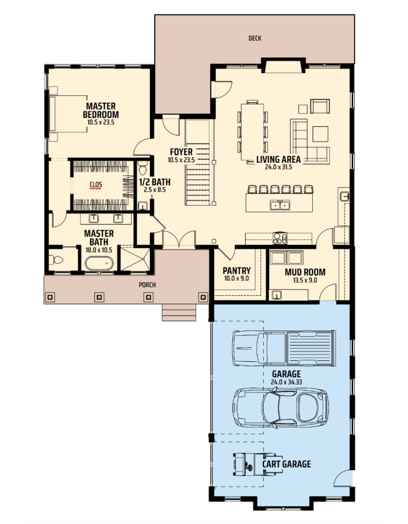 Silver Springs floorplan 1